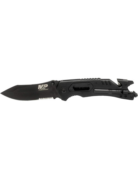Cuchillo Plegable Smith & Wesson 21.6cm con Hoja Serrada