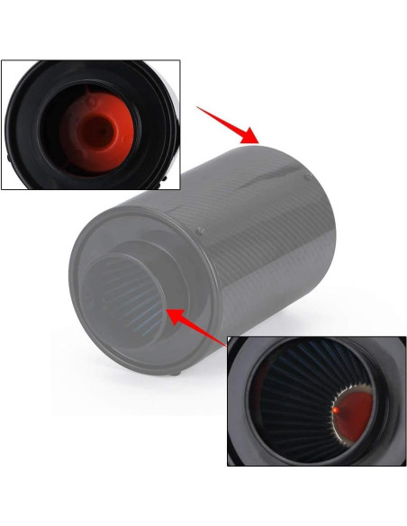 Kit de Admisión de Aire Frío PTNHZ 3" con Ventilador