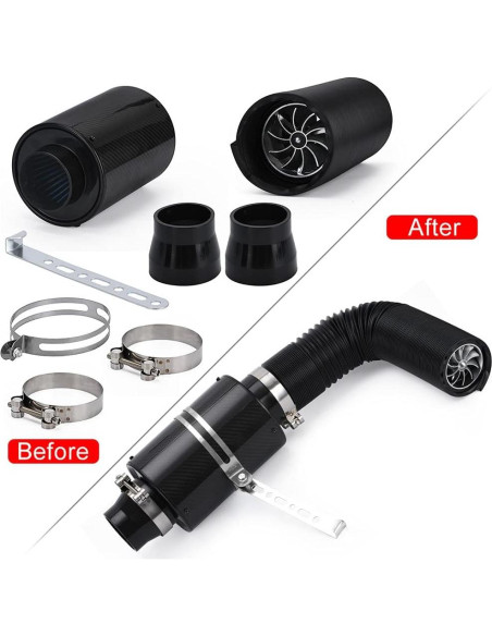 Kit de Admisión de Aire Frío PTNHZ 3" con Ventilador