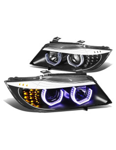 Faro Proyector DNA MOTORING HL-3D-E9005-BK-B LED Azul