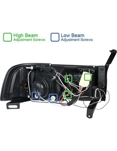 Faros Proyector Spec-D Tuning para Dodge RAM 1994-2001