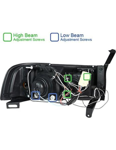 Faros Proyector Spec-D Tuning para Dodge RAM 1994-2001