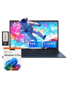 Laptop ASUS Vivobook 17.3" FHD, Intel i3, 8GB RAM, 672GB