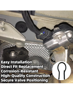 Clip de Fijación Actuador Válvula Escape MEILICACY 2PCS 2