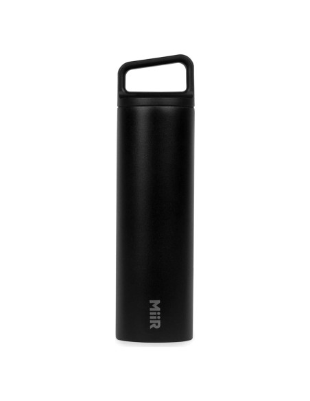 Botella de Agua Aislada MiiR 20oz Acero Inoxidable Negro