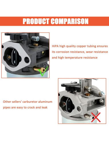 Carburador Hipa GCV160 para cortacésped y lavadora