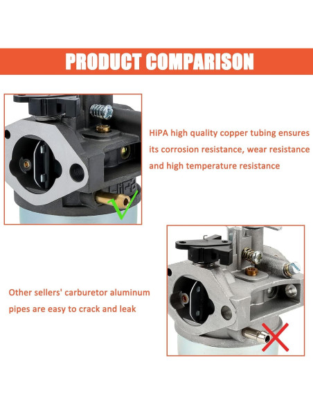Carburador Hipa GCV160 para cortacésped y lavadora