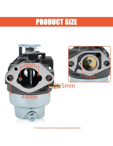Carburador Hipa GCV160 para cortacésped y lavadora