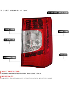 Luz Trasera LED/Halógena DNA Motoring OEM-TL-082-R Chrysler 2