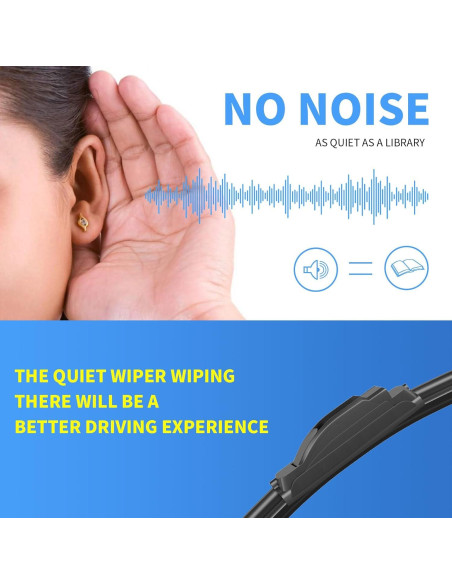 Limpiaparabrisas Gavimnal G para Fiat 500 2012-2019 (Juego 3)