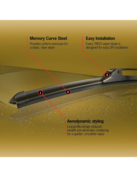 Limpiaparabrisas TRICO Gold 24 y 20 cm Paquete de 2