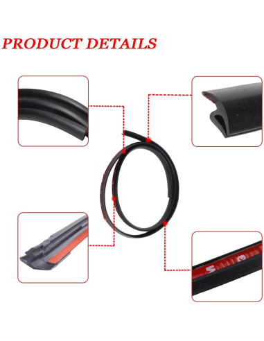 Sello Moldura Parabrisas Frontal BMW E90 E91 YINAVAGAD