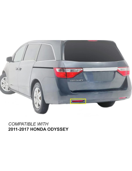 Reflector trasero Auto Parts Avenue Odyssey 2011-2017 Izquierdo