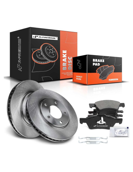 Discos de Freno Delanteros A-Premium + Pastillas Cerámicas