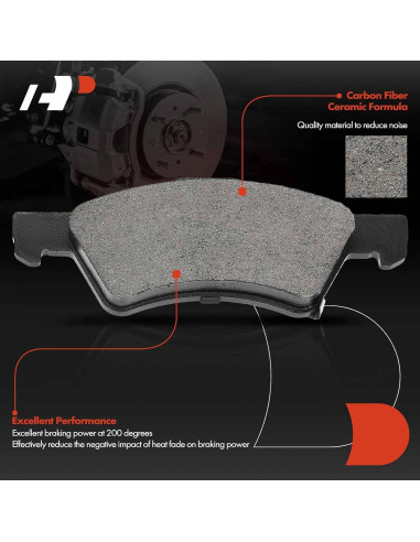 Discos de Freno Delanteros A-Premium + Pastillas Cerámicas