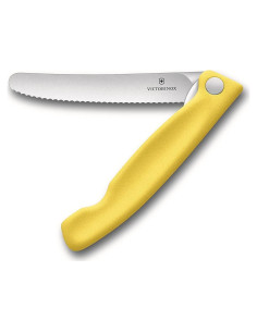 Cuchillo de Pelar Plegable Victorinox Swiss Classic Amarillo 10.9 cm
