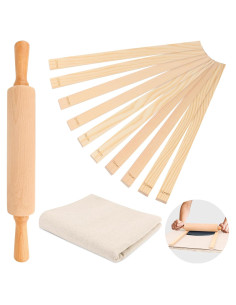 Juego de herramientas de cerámica 12 piezas Adecco con rodillo