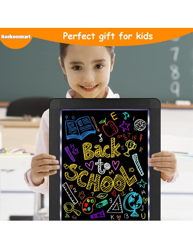 Tablero Mágico LED Kookoosmart 40x30 cm 18 Colores