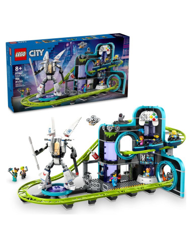 LEGO Ciudad Robot Montaña Rusa 60421 - Juguete 986 Piezas 8+