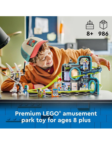 LEGO Ciudad Robot Montaña Rusa 60421 - Juguete 986 Piezas 8+
