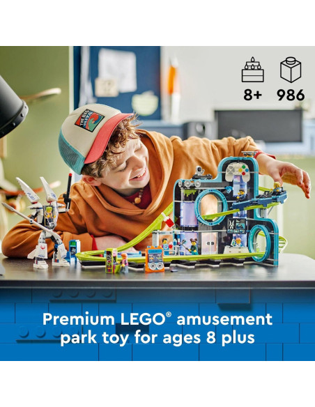 LEGO Ciudad Robot Montaña Rusa 60421 - Juguete 986 Piezas 8+