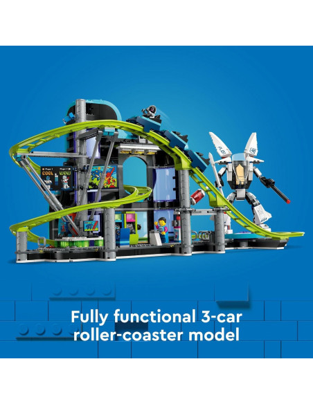 LEGO Ciudad Robot Montaña Rusa 60421 - Juguete 986 Piezas 8+