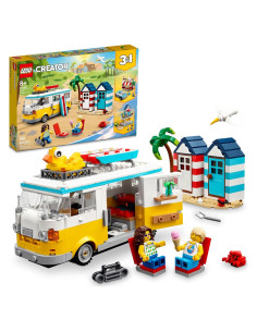 LEGO Creator Furgoneta Camper Playa 31138 3 en 1 556 Piezas