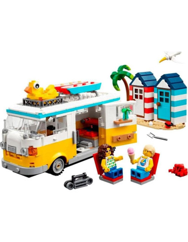LEGO Creator Furgoneta Camper Playa 31138 3 en 1 556 Piezas