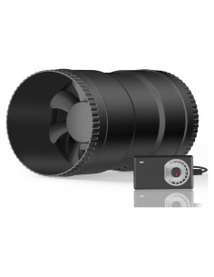 Ventilador de Conducto 4" Hon&Guan 130 CFM Control Velocidad