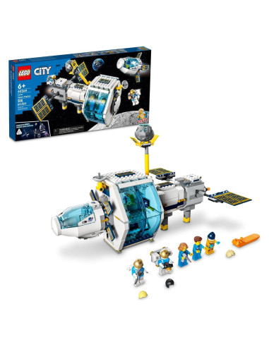 LEGO City Estación Espacial Lunar 60349 con 5 Minifiguras