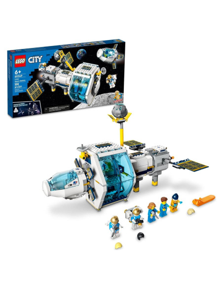 LEGO City Estación Espacial Lunar 60349 con 5 Minifiguras