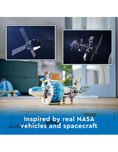 LEGO City Estación Espacial Lunar 60349 con 5 Minifiguras