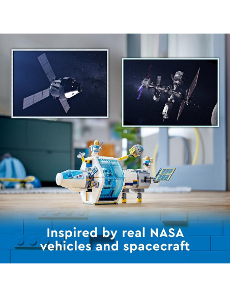 LEGO City Estación Espacial Lunar 60349 con 5 Minifiguras