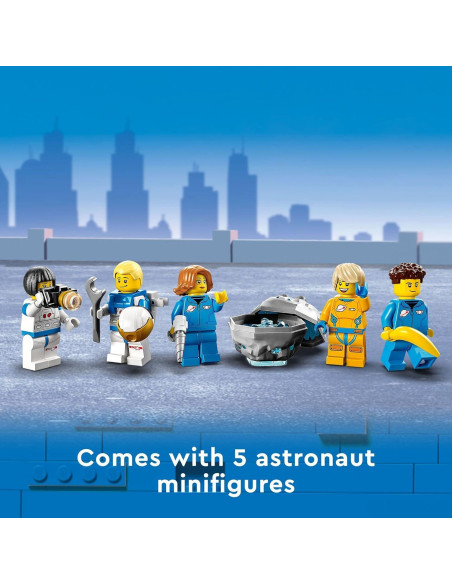 LEGO City Estación Espacial Lunar 60349 con 5 Minifiguras