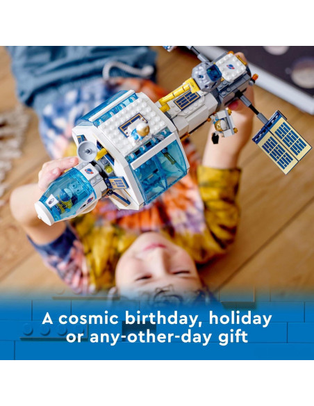 LEGO City Estación Espacial Lunar 60349 con 5 Minifiguras