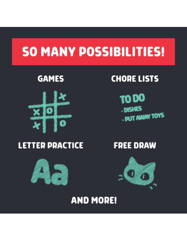 Chuckle & Roar - Tabla Dibujo LCD 25x20cm - Sin Desorden