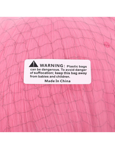 Peluca Larga Rizada MapofBeauty 80cm Rosa Oscuro