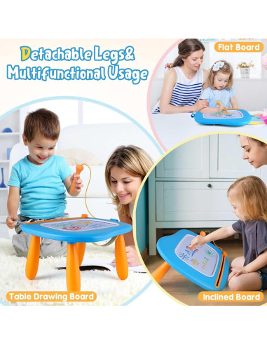 Tablero Magnético de Dibujo Smasiagon Azul 30.5x26.7cm