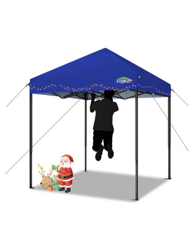 Carpa Plegable COBIZI 2x2m Impermeable para Camping y Fiestas