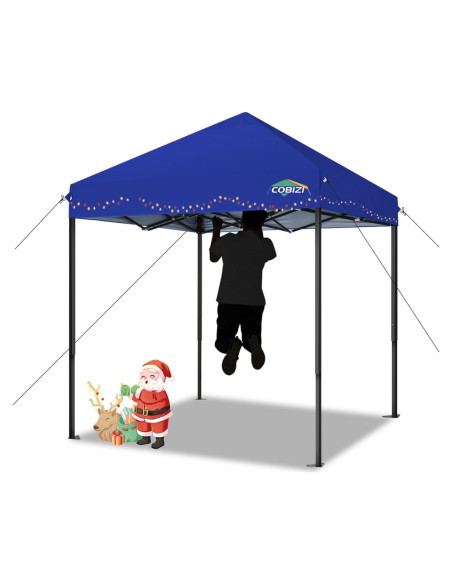 Carpa Plegable COBIZI 2x2m Impermeable para Camping y Fiestas