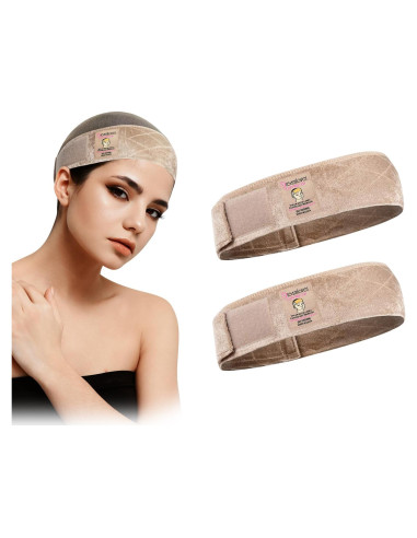 Bandas de agarre para pelucas Dreamlover bronceado 2 piezas