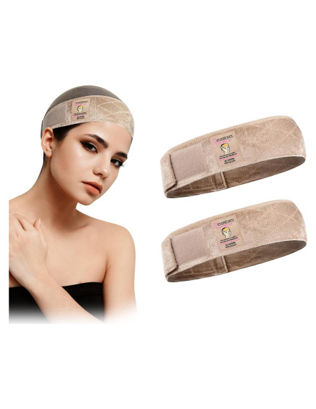 Bandas de agarre para pelucas Dreamlover bronceado 2 piezas
