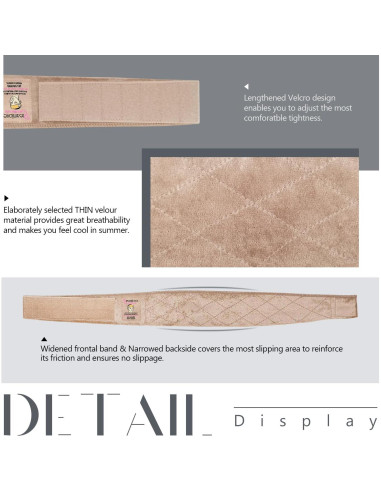 Bandas de agarre para pelucas Dreamlover bronceado 2 piezas