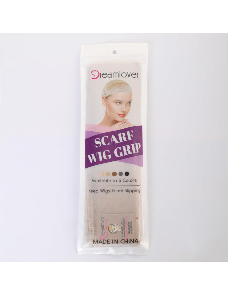Bandas de agarre para pelucas Dreamlover bronceado 2 piezas