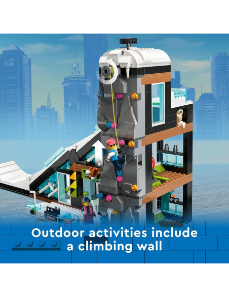 LEGO City Centro de Esquí y Escalada 60366 - 1054 Piezas