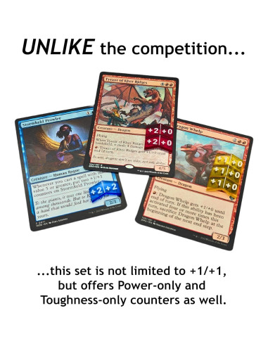 Contadores de Estadísticas Futhark MTG - 60 Fichas de Juego