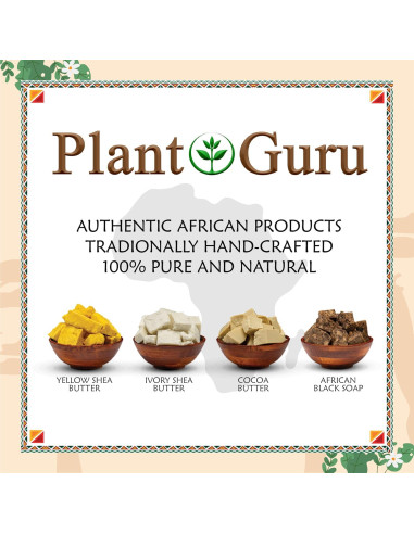 Manteca de Karité Cruda IVORY 450g - 100% Pura Natural Hidratante