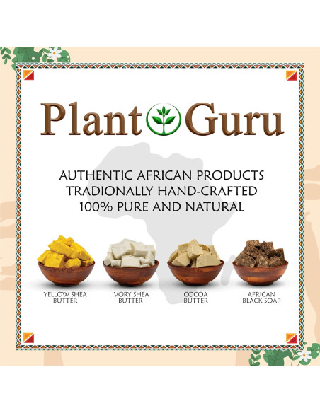 Manteca de Karité Cruda IVORY 450g - 100% Pura Natural Hidratante