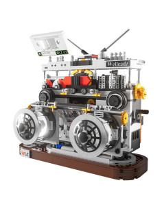 Juego de Bloques Ueuo Modelo Máquina de Café 1199 Piezas