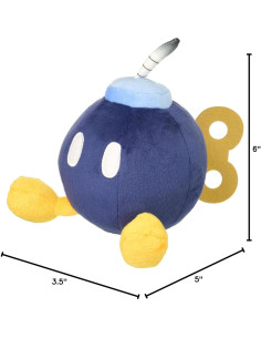 Peluche Bob Omb Little Buddy 1429 12.7 cm Super Mario 2